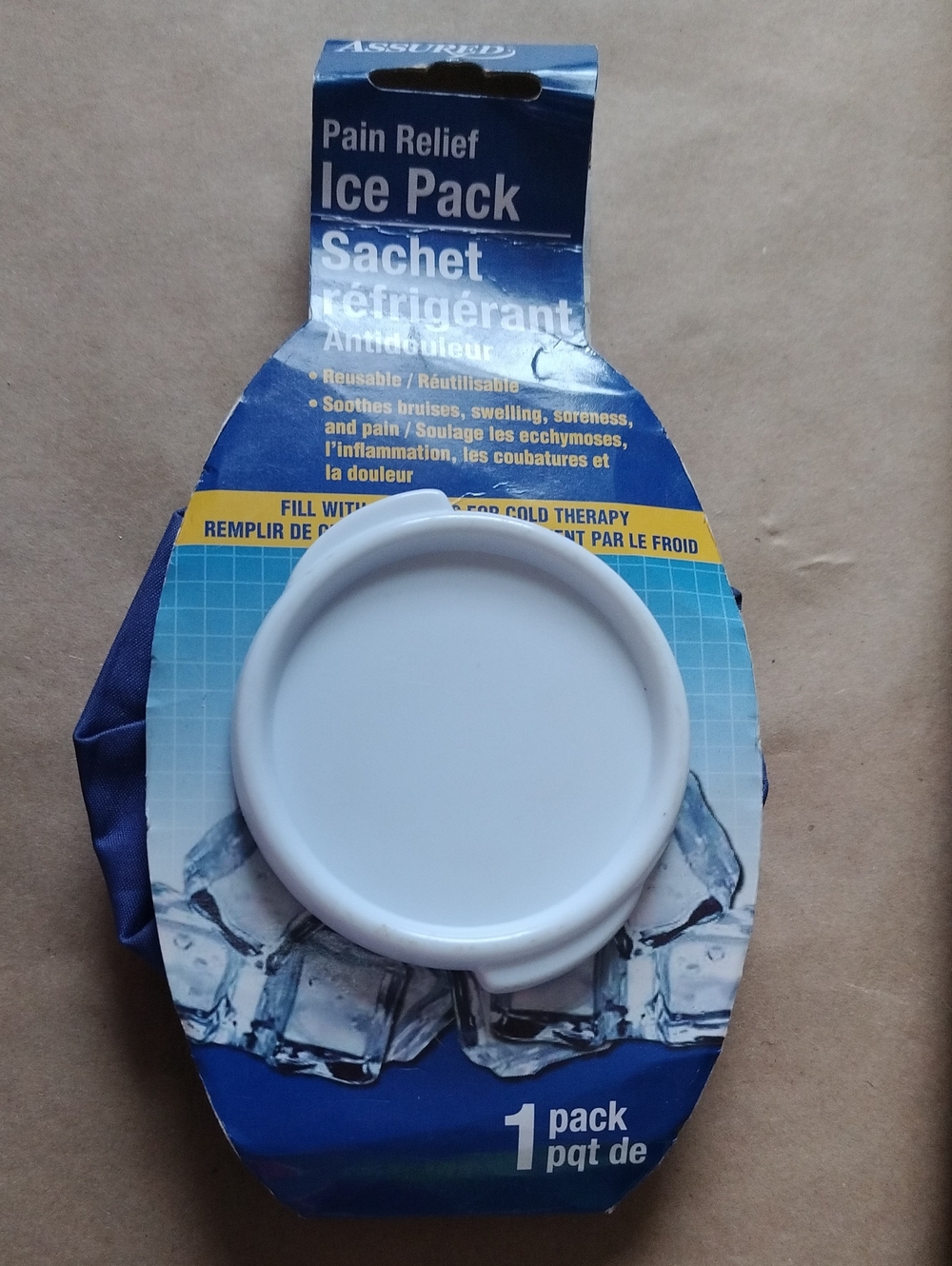 Blue Pain Relief Ice Pack Sachet - Reusable Cold Therapy